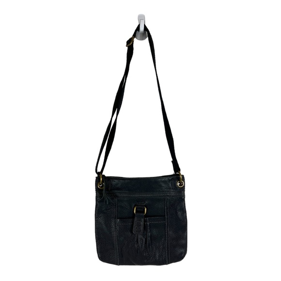 The Sak Bags The Sak Black Leather Pockets Crossbody Purse Poshmark